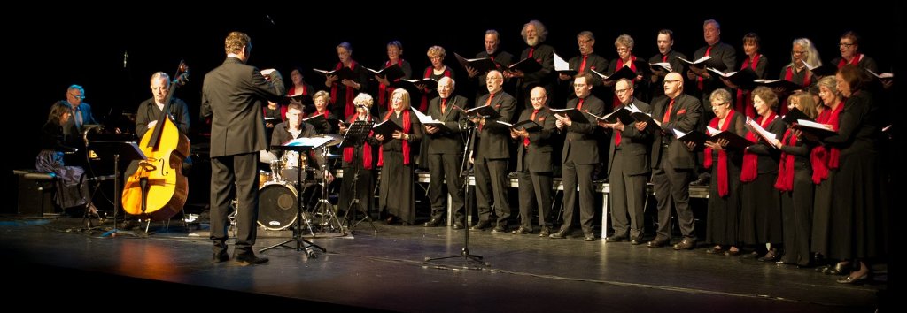 Het Philharmonisch Koor van Antwerpen tijdens het Proms concert in juni 2013